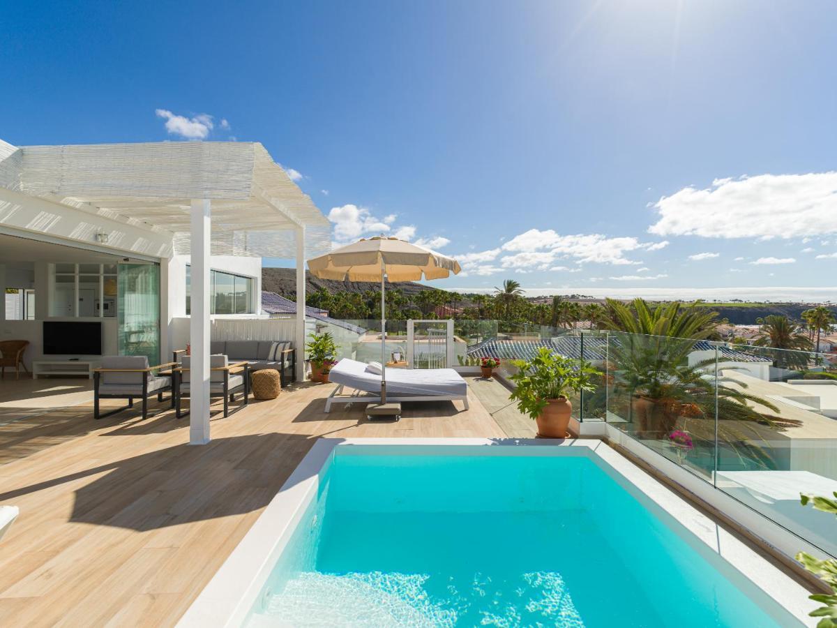 Pasitoblanco Porto Mare 7 Seaview Villa Private Heated Pool Pasito Blanco Buitenkant foto