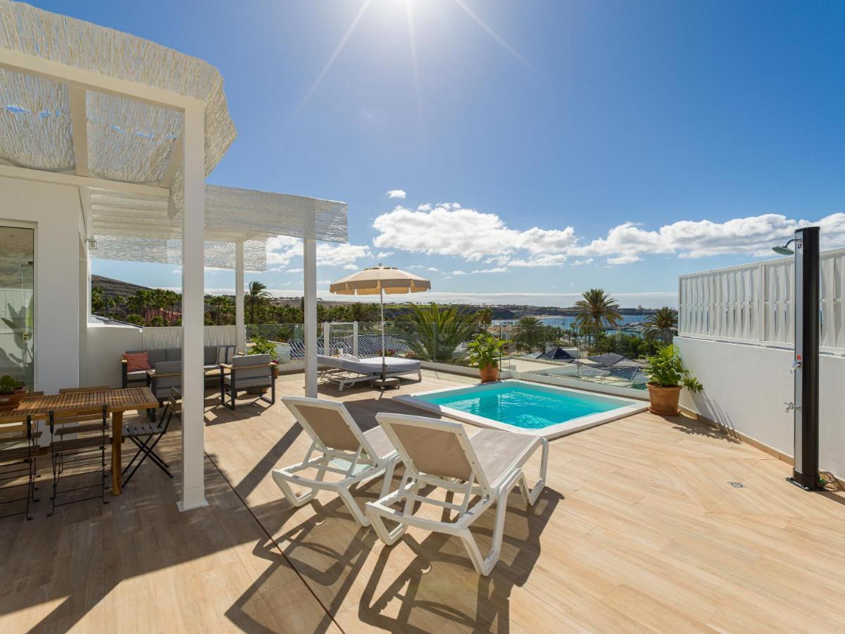 Pasitoblanco Porto Mare 7 Seaview Villa Private Heated Pool Pasito Blanco Buitenkant foto