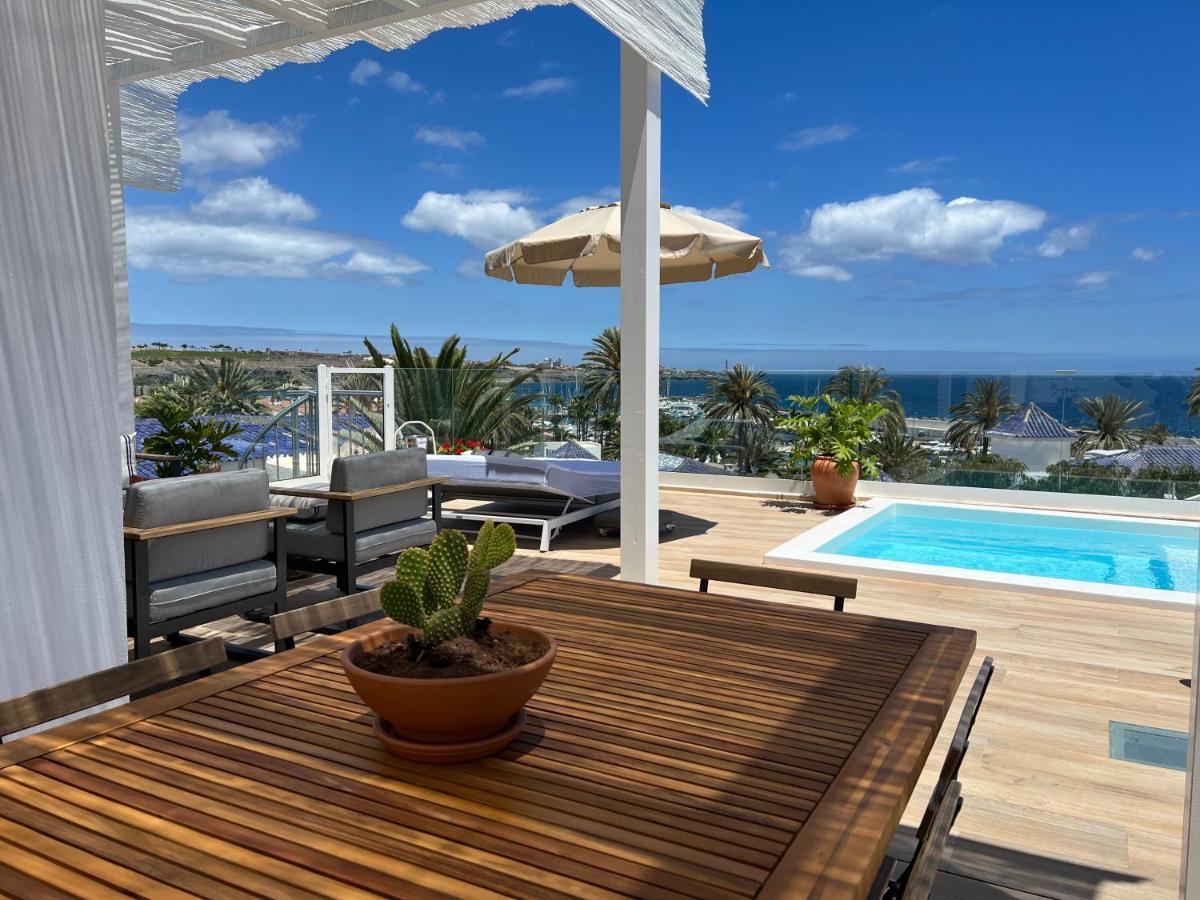 Pasitoblanco Porto Mare 7 Seaview Villa Private Heated Pool Pasito Blanco Buitenkant foto