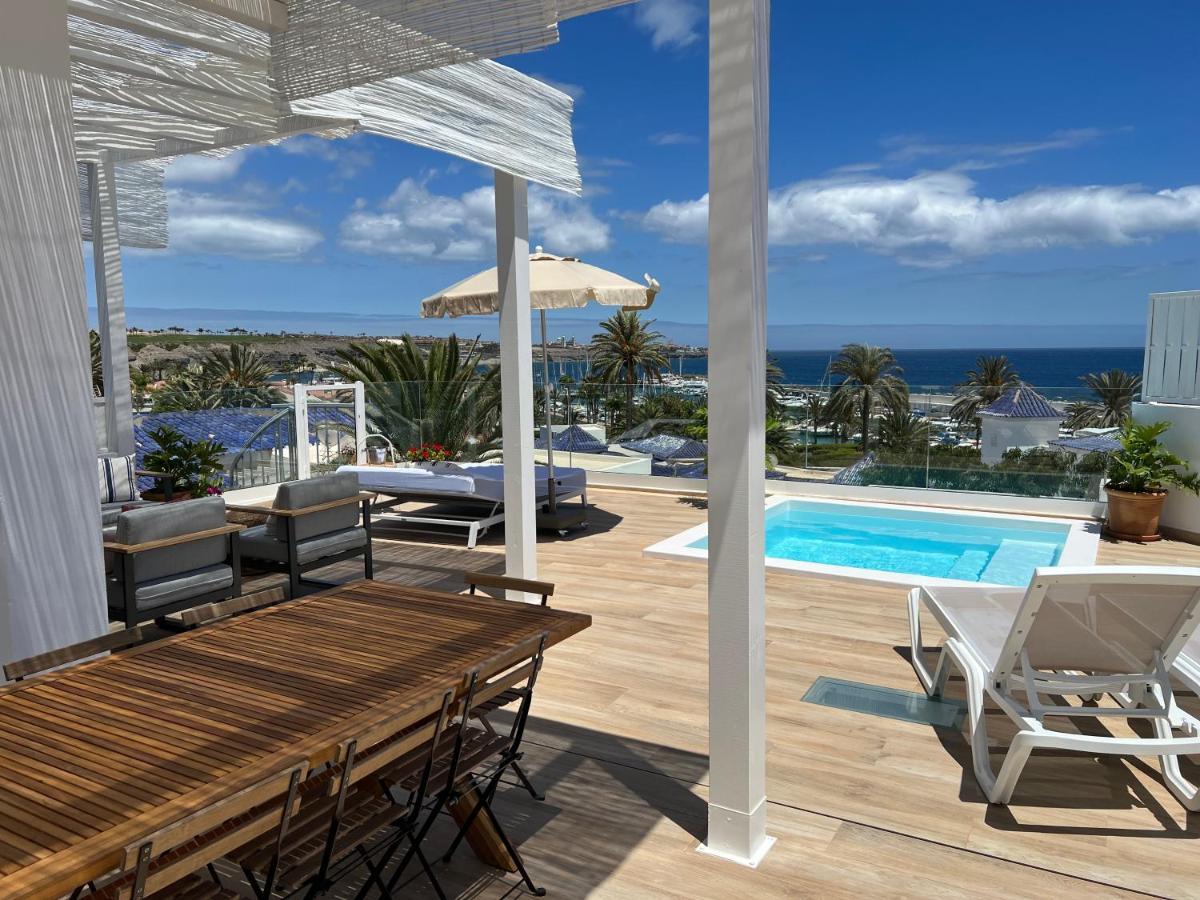 Pasitoblanco Porto Mare 7 Seaview Villa Private Heated Pool Pasito Blanco Buitenkant foto