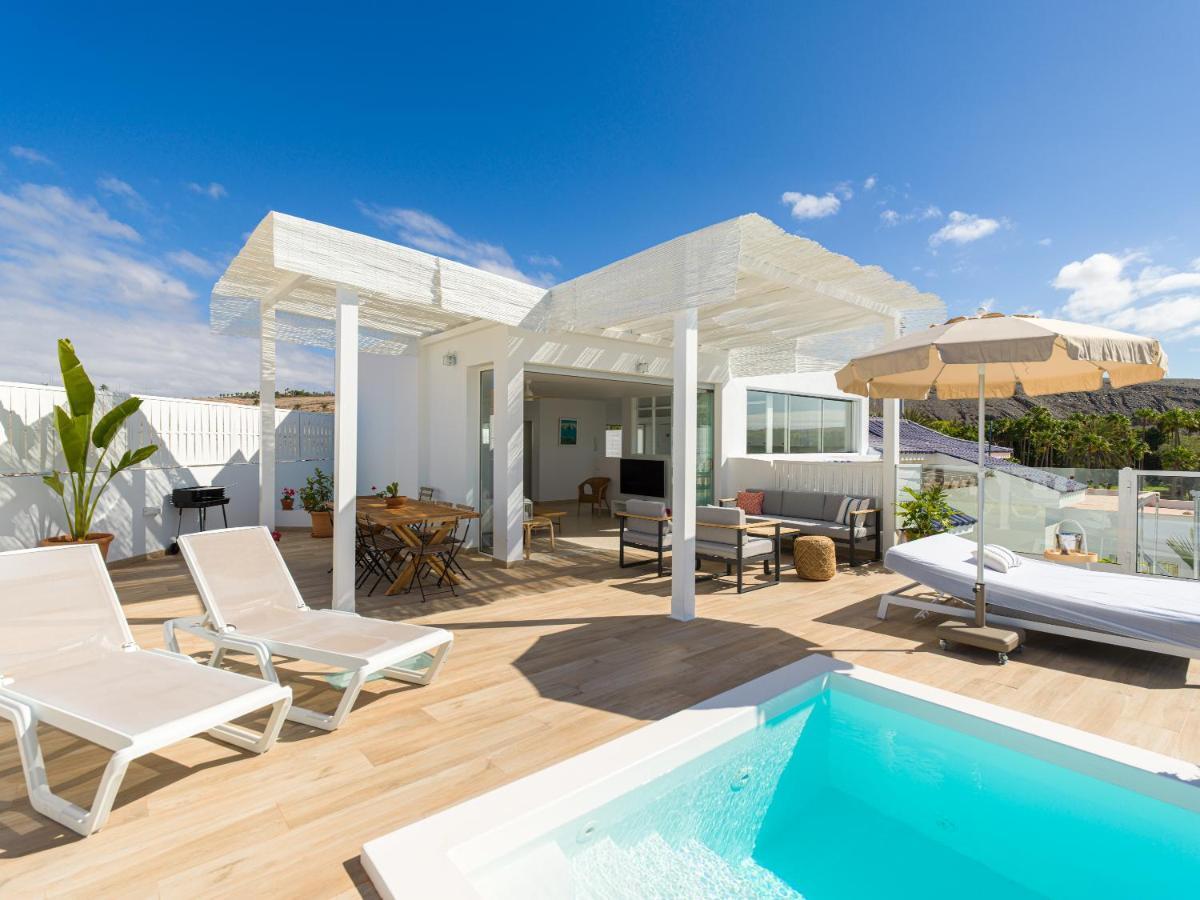 Pasitoblanco Porto Mare 7 Seaview Villa Private Heated Pool Pasito Blanco Buitenkant foto