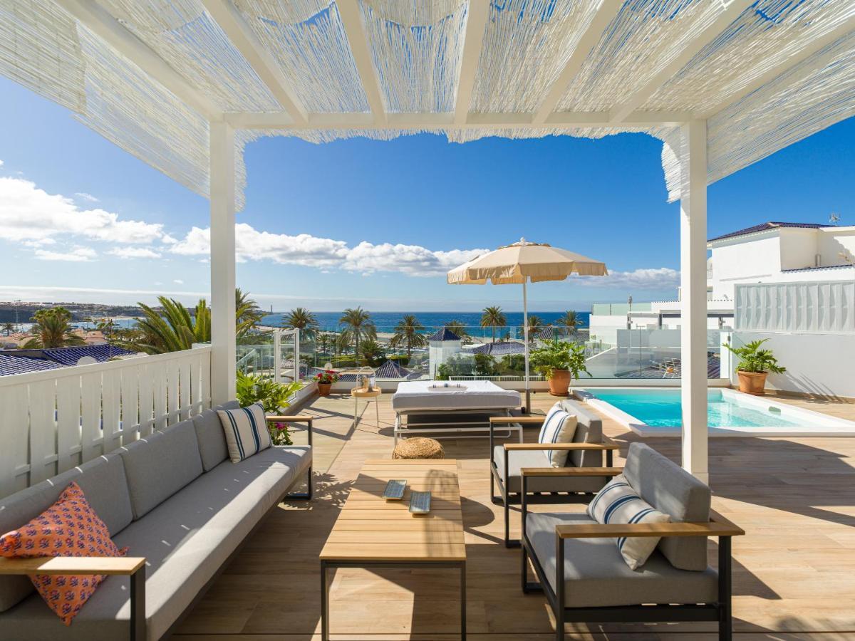 Pasitoblanco Porto Mare 7 Seaview Villa Private Heated Pool Pasito Blanco Buitenkant foto